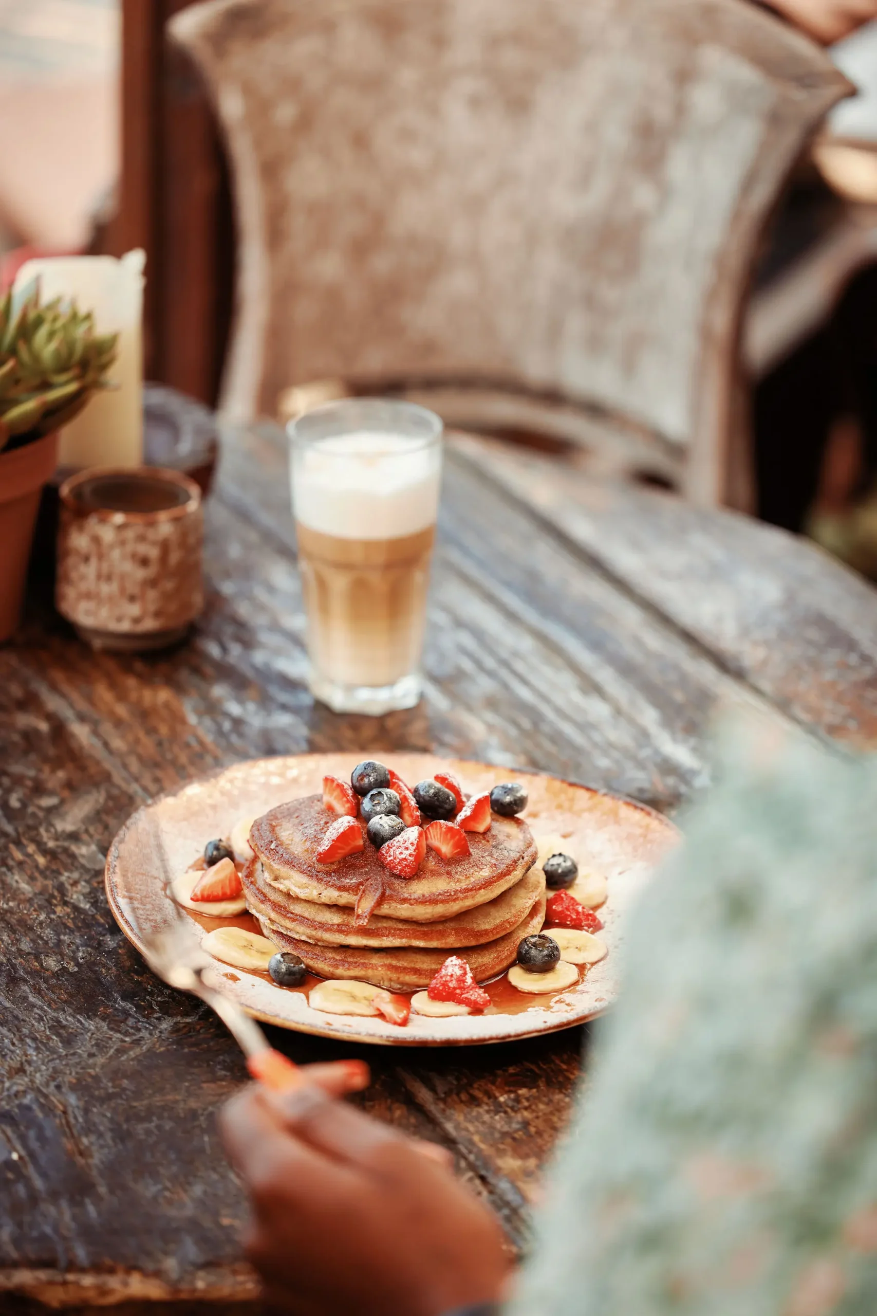 Heerlijke pannenkoeken bij strandrestaurant Scheveningen Zanzibar